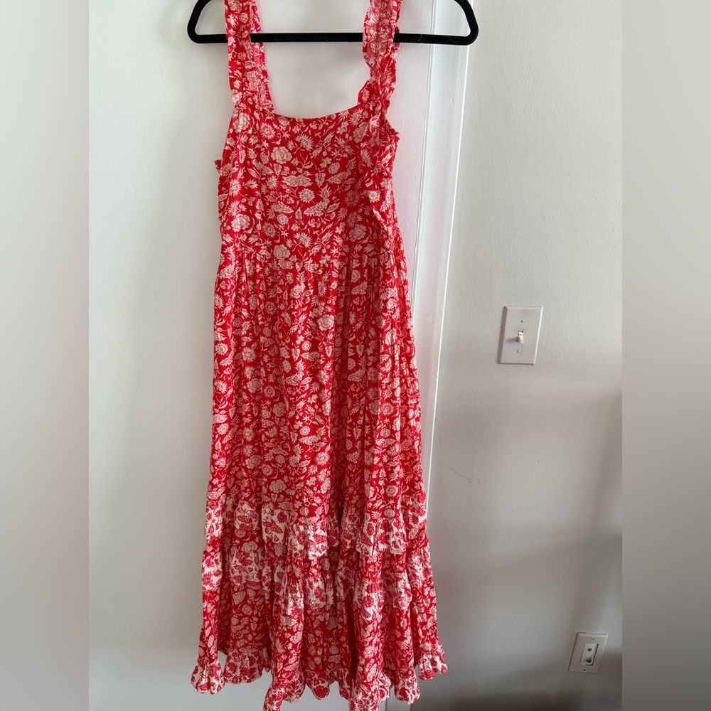 Universal Thread Red and White Floral Dress